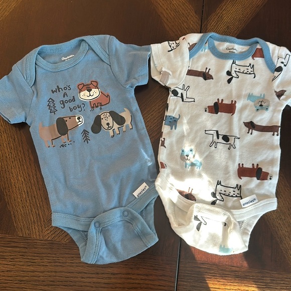 Set of 2 short sleeve onesies - Picture 1 of 3